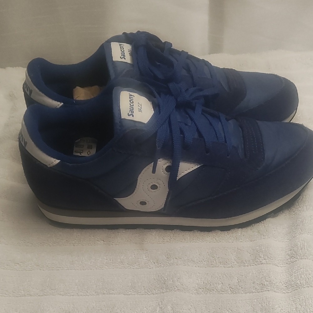 Saucony Blue Sneakers Classic Design Size 6.5